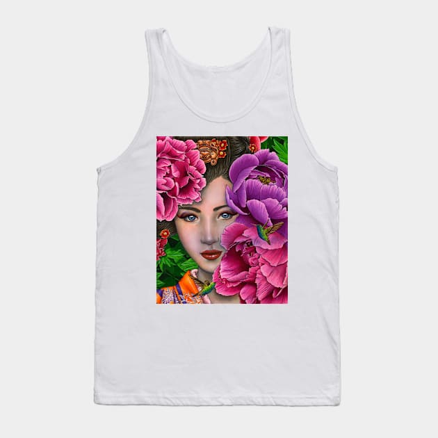 Secret Garden Tank Top by MJWilliamArt